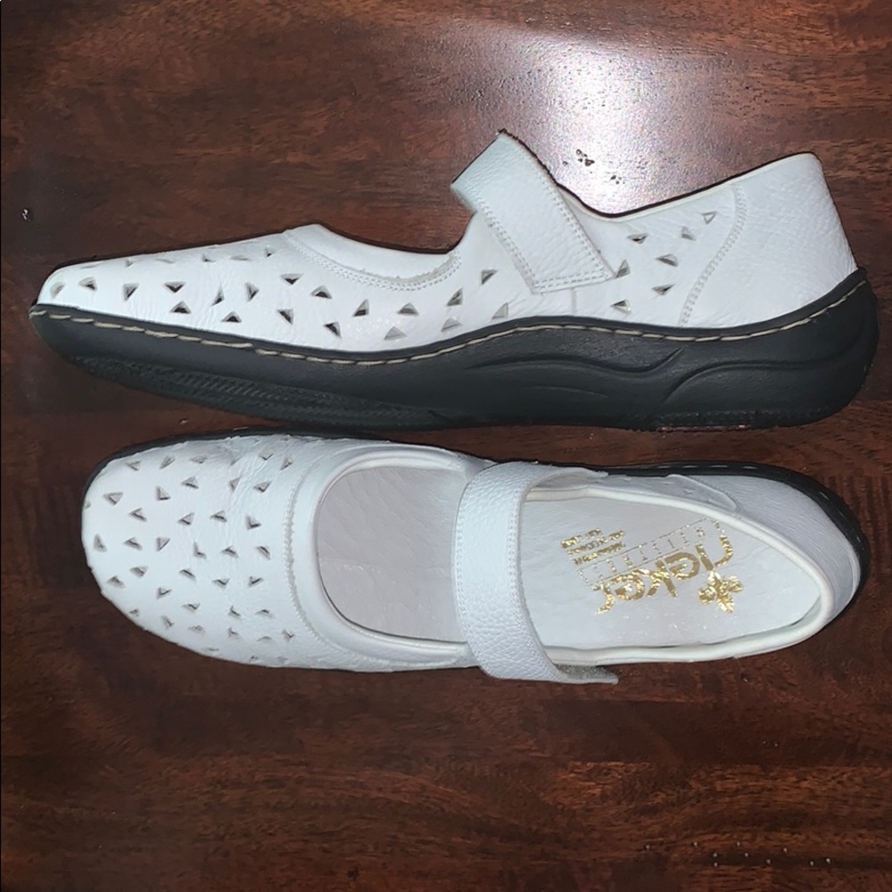 New Rieker Flats Loafers White Size 9.5 - Picture 3 of 9